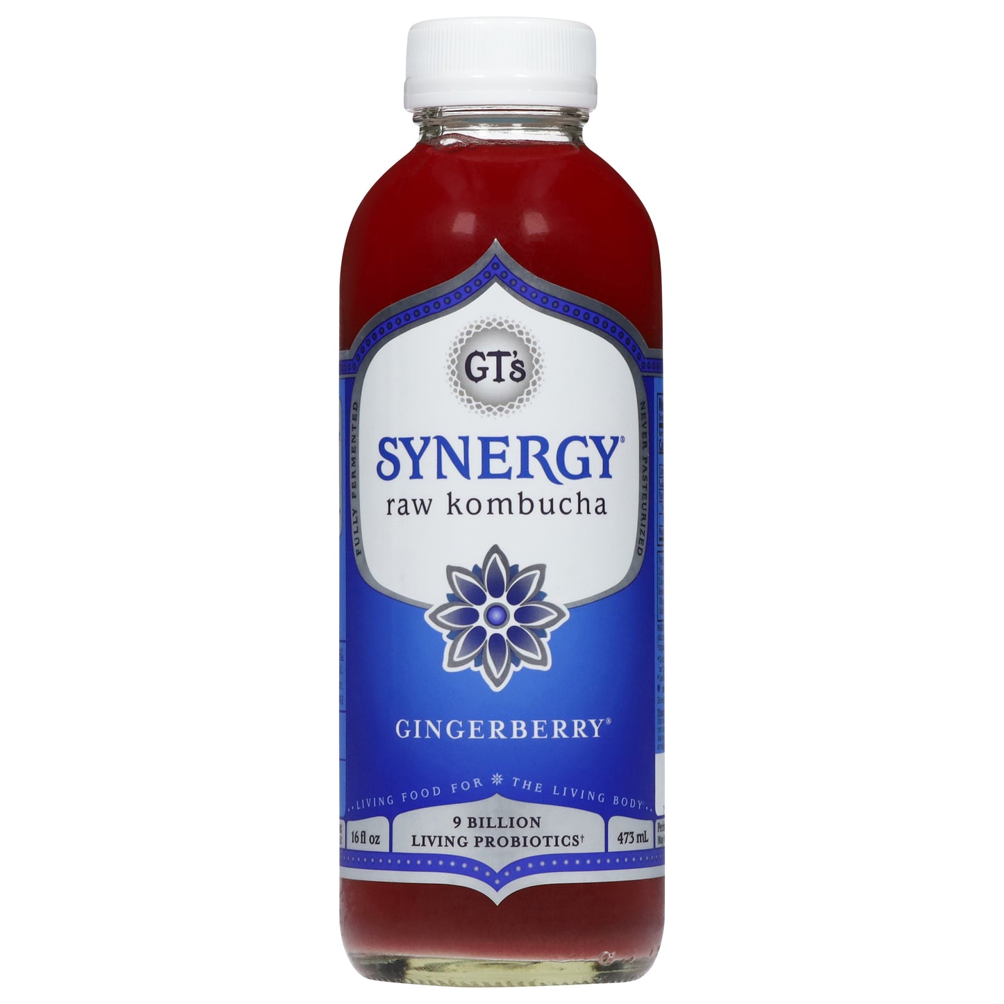 GT's Synergy Raw Gingerberry Kombucha 16 fl oz