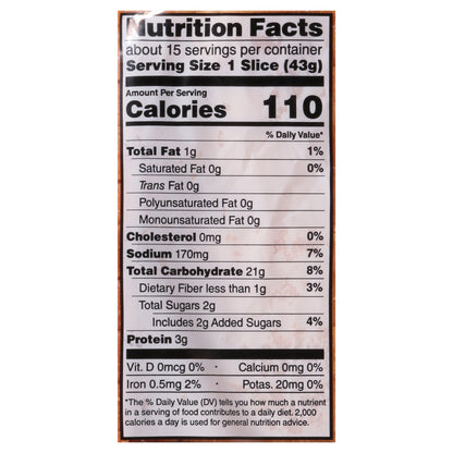 Rudi's Country Morning Organic Country Morning White Bread 22 oz