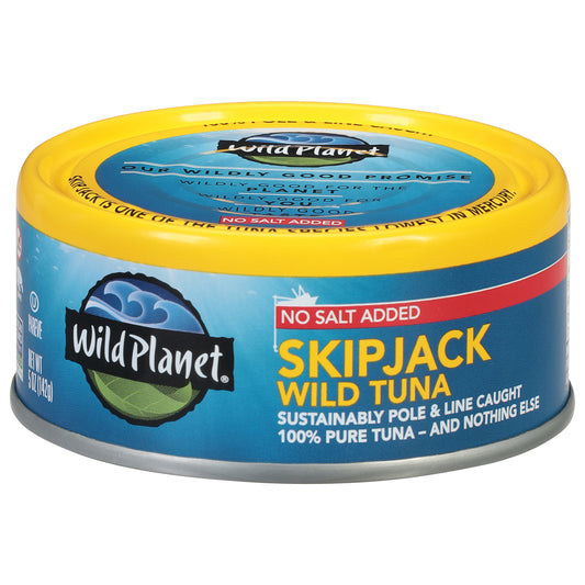 Wild Planet Skip Jack No Salt Added Wild Tuna 5 oz