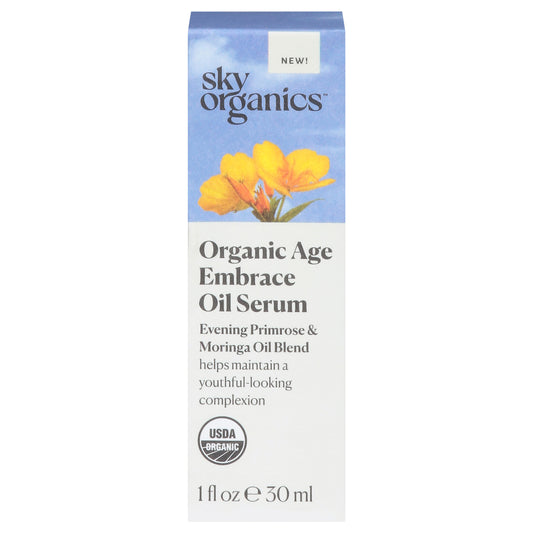 Sky Organics Organic Age Embrace Evening Primrose & Moringa Oil Serum 1 fl oz