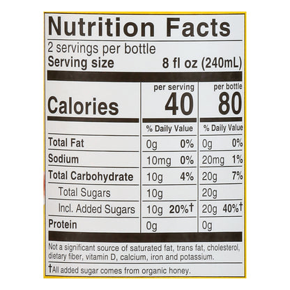 Bragg Refreshers Prebiotic Organic Honey & Green Tea Apple Cider Vinegar 16 oz