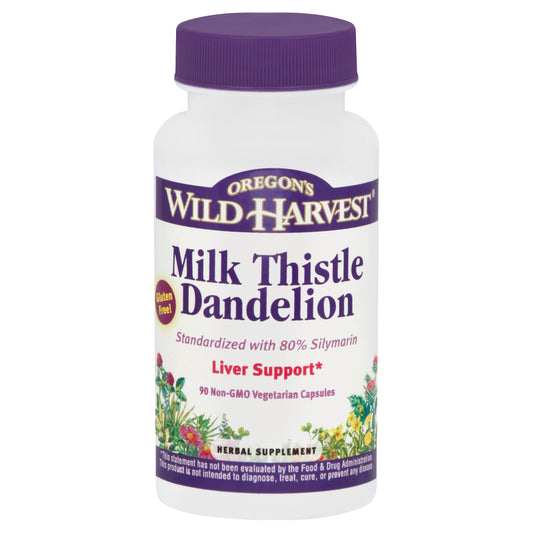 Oregons Wild Harvest Milk Thistle Dandelion 90 ea