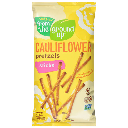 Real Food From the Ground Up Sticks Cauliflower Pretzels 4.5 oz