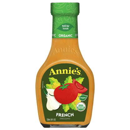 Annie's Organic French Salad Dressing, Vegan, Non-GMO, 8 fl. oz.
