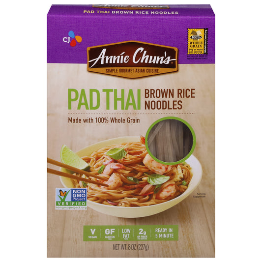 Annie Chun's Brown Pad Thai Rice Noodles 8 oz