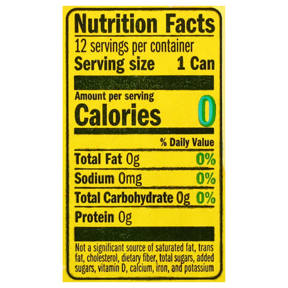 LaCroix Lemon Sparkling Water 12 - 12 fl oz Cans