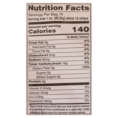 Whole Grain Milling Gluten Free Organic Tortilla Chips 16 oz