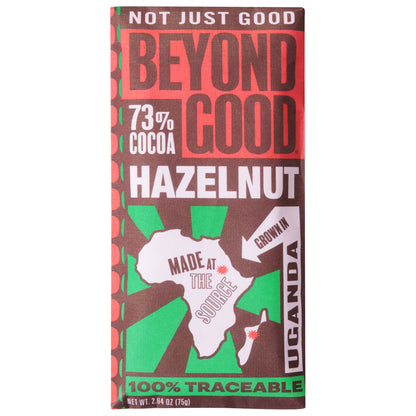Beyond Good 73% Cocoa Hazelnut Chocolate 2.64 oz