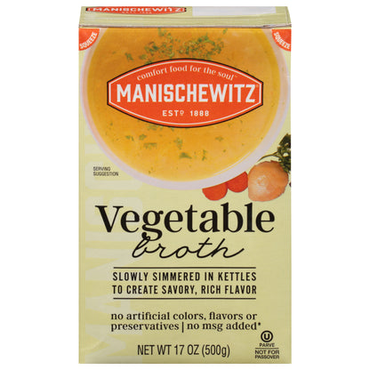 Manischewitz Vegetable Broth 17 oz