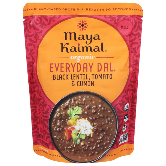 Maya Kaimal Mild Organic Black Lentil, Tomato & Cumin Everyday Dal 10 oz
