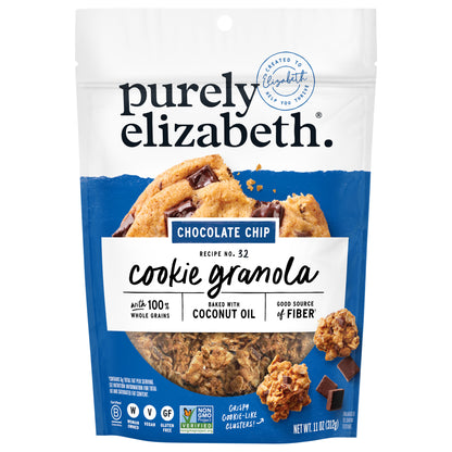 Chocolate Chip Cookie Granola Gluten-Free Non GMO 11 oz.