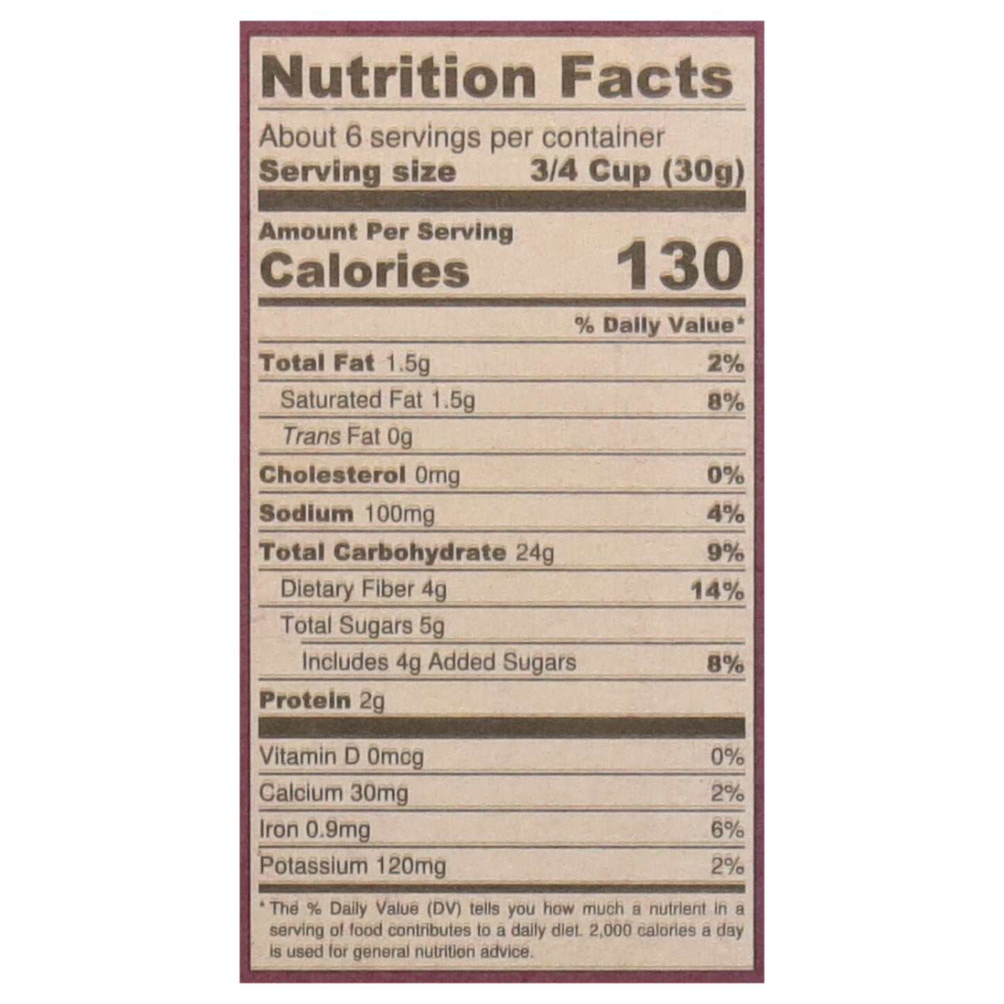 Lovebird Cacao Grain-Free Cereal 7 oz