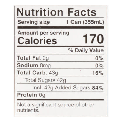 Virgil's Soda Smarter Black Cherry Soda 4 - 12 fl oz Cans
