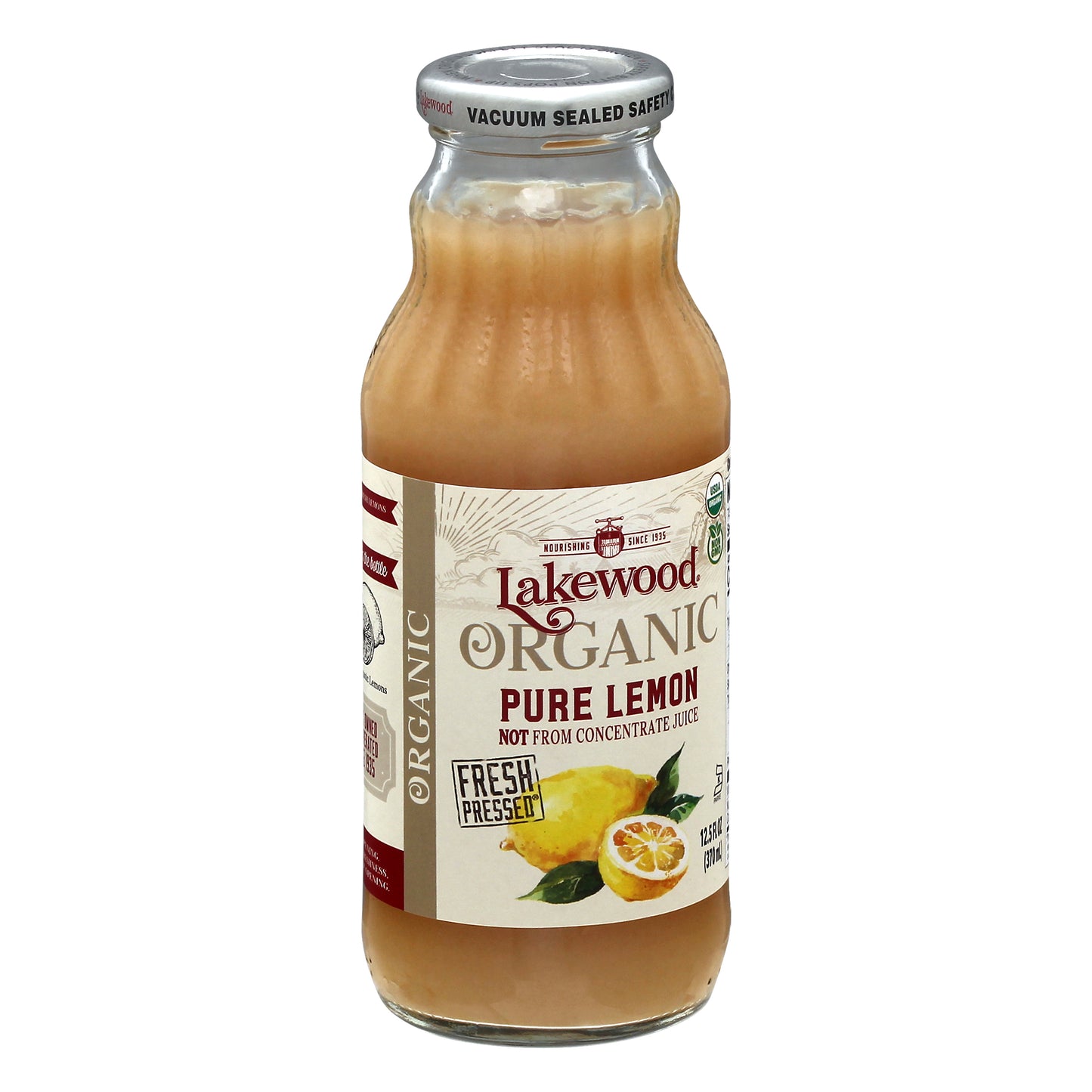 Lakewood Organic Pure Lemon Juice 12.5 oz