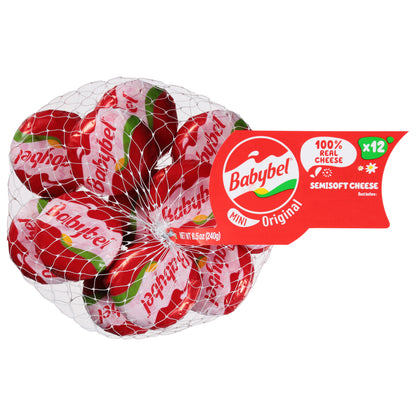 Babybel Mini Original Semisoft Cheese 12 ea
