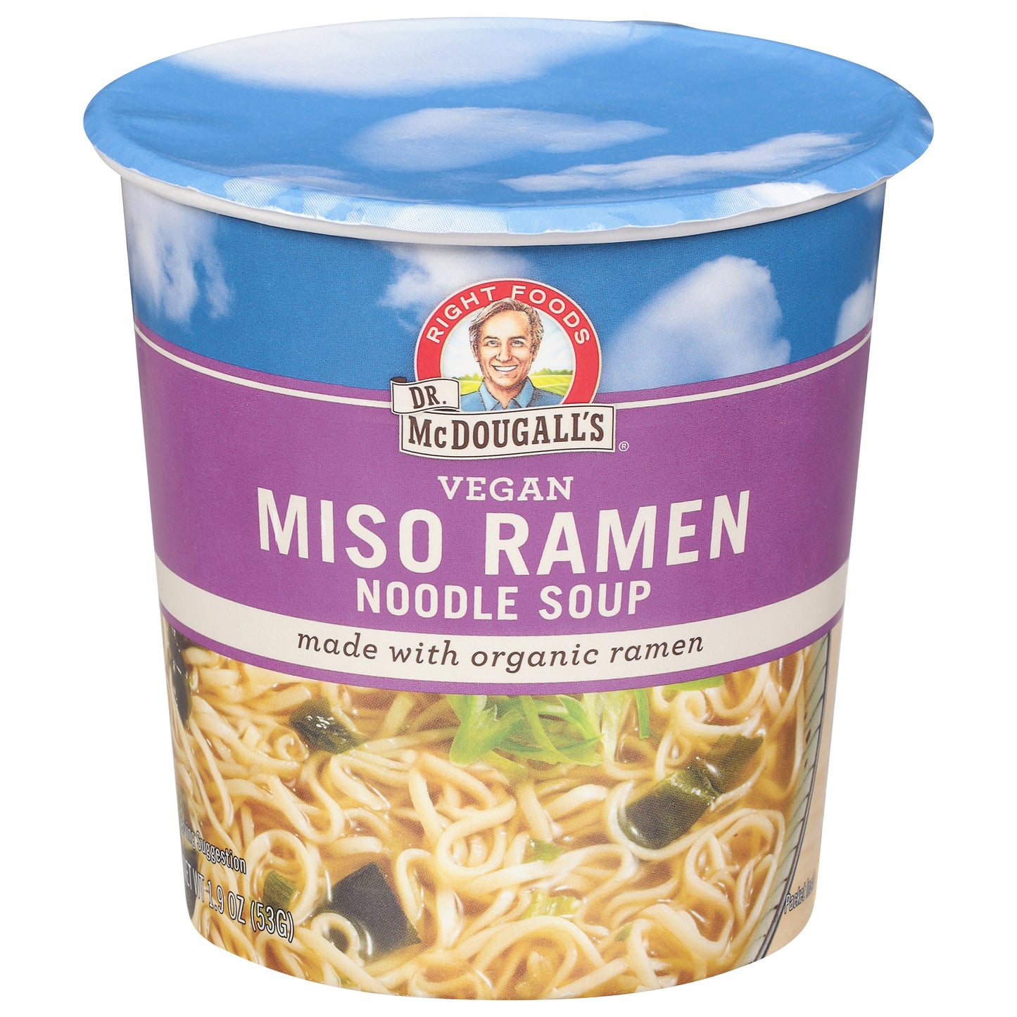 Dr. McDougall's Vegan Miso Ramen Noodle Soup 1.9 oz