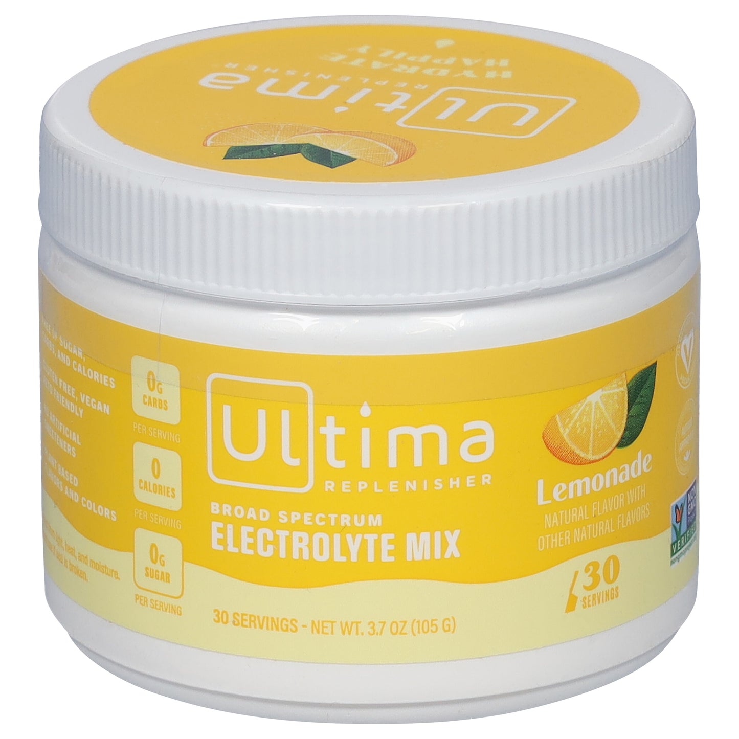 Ultima Replenisher Broad Spectrum Lemonade Electrolyte Mix 3.7 oz