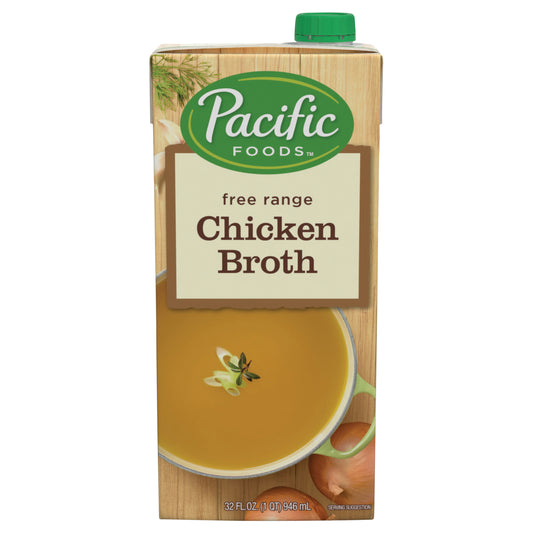Pacific Foods Free Range Chicken Broth 32 oz
