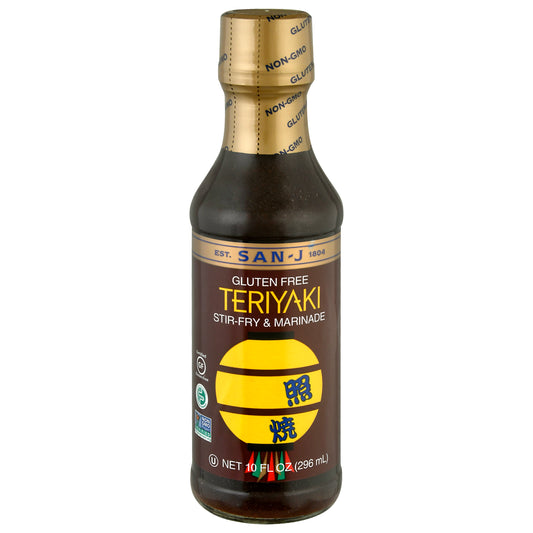 San-J Gluten Free Teriyaki Stir-Fry & Marinade 10 oz