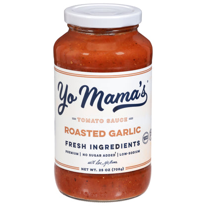 Yo Mama's Roasted Garlic Tomato Sauce 25 oz