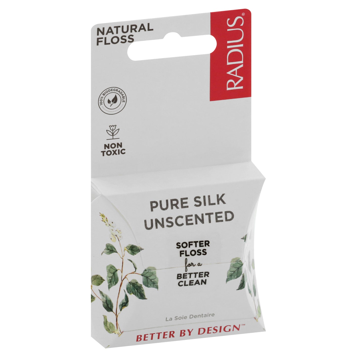 Radius Pure Silk Natural Unscented Floss 1 ea