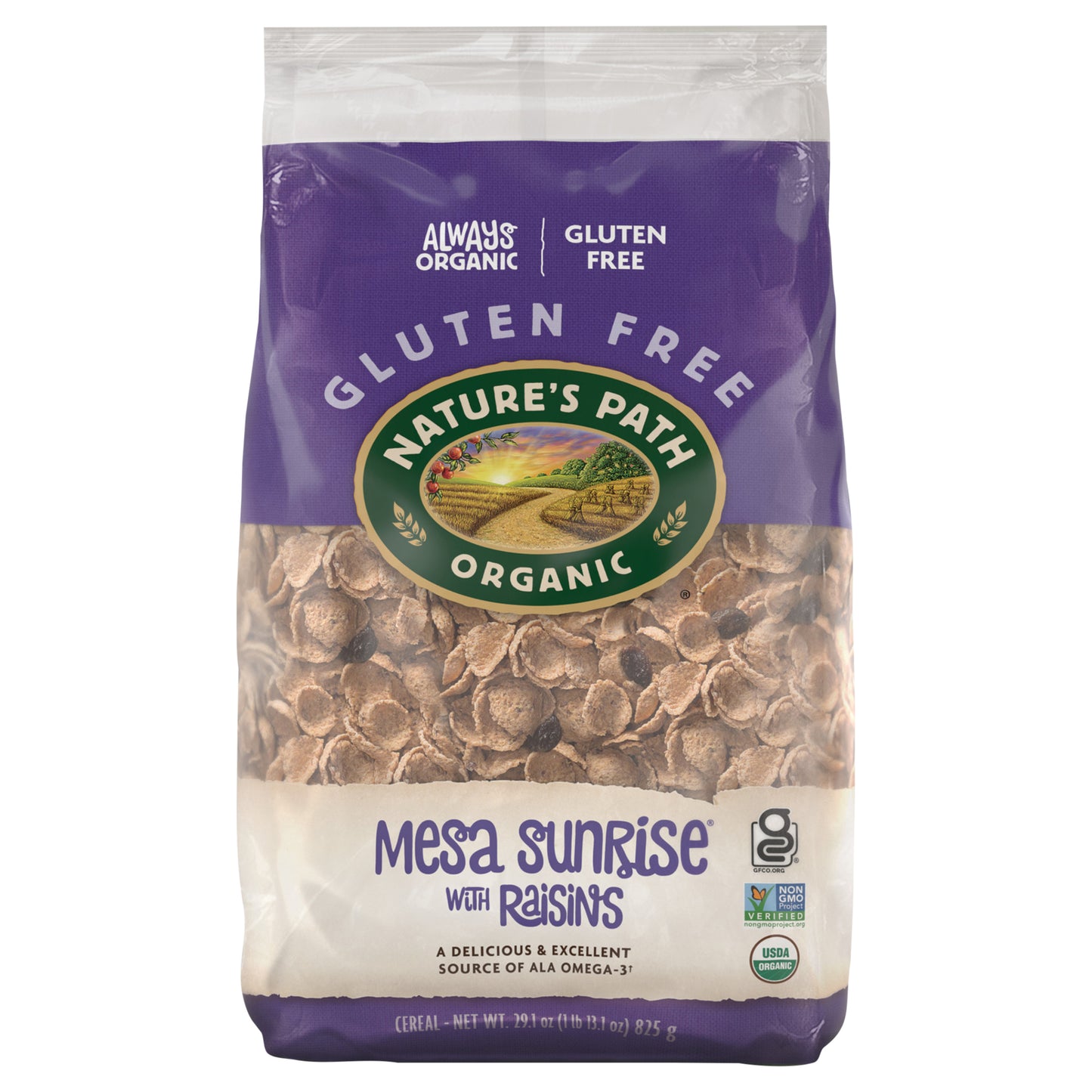 Nature's Path Organic Mesa Sunrise With Raisins Cold Cereal 29oz EcoPac Bag