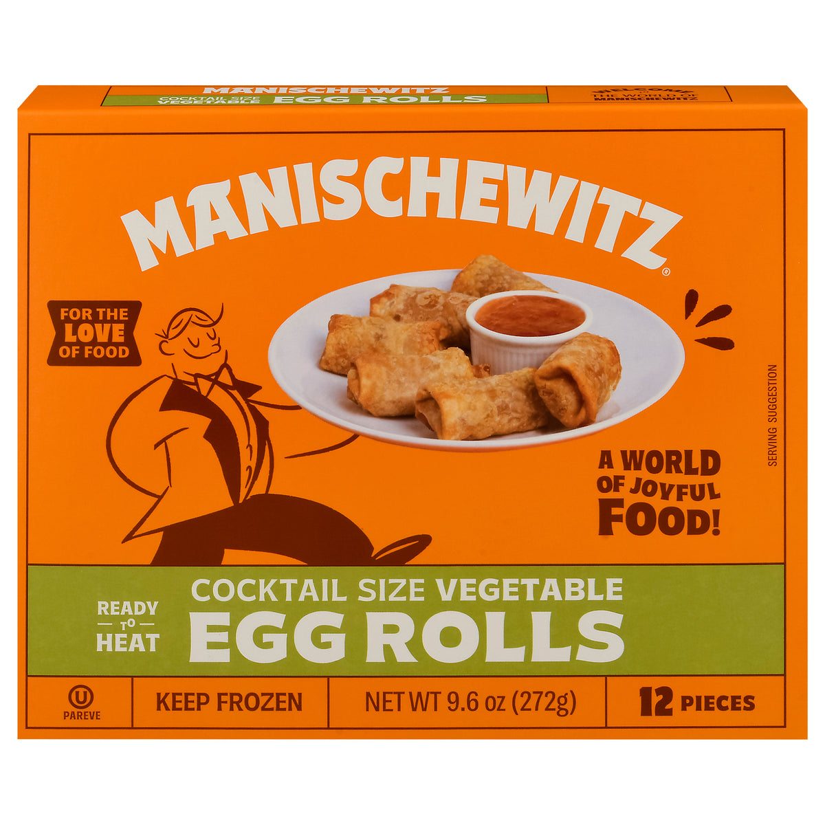 Manischewitz Vegetable Egg Rolls Cocktail Size 12 ea