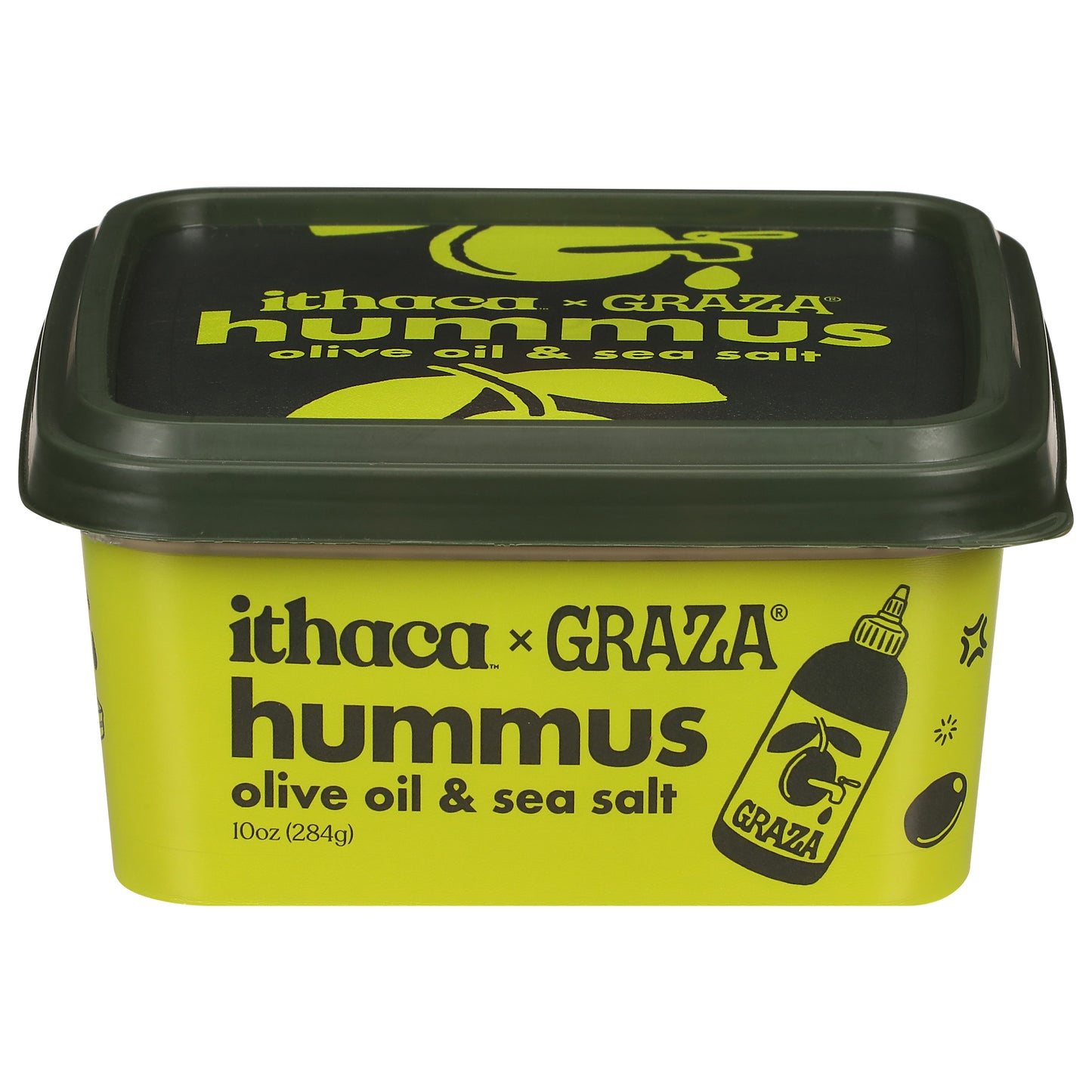 Ithaca X Graza Olive Oil & Sea Salt Hummus 10 oz