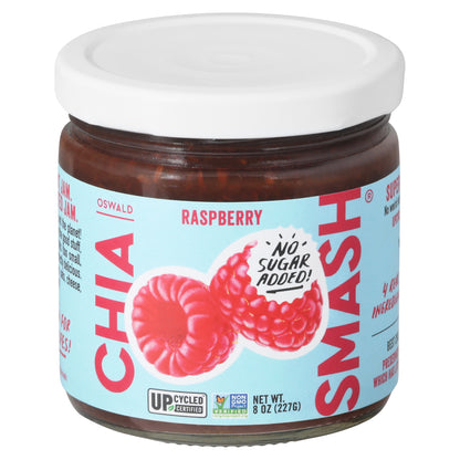 Oswald No Sugar Added Raspberry Chia Smash 8 oz