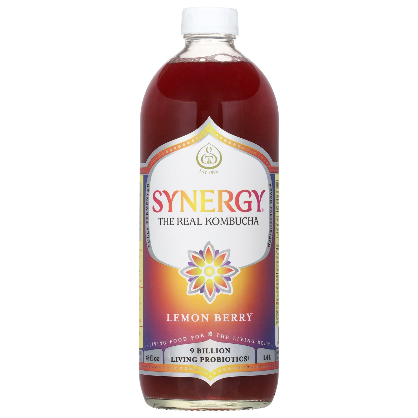 Synergy Lemon Berry Kombucha 48 fl oz