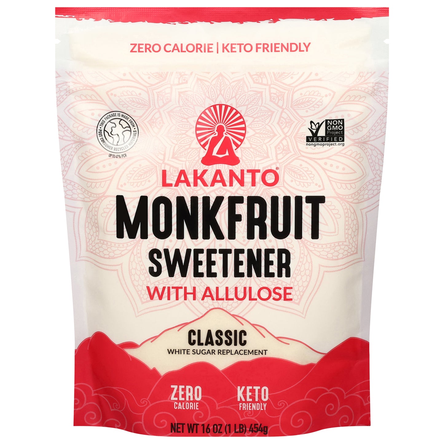 Lakanto Classic Monkfruit Sweetener with Allulose 16 oz
