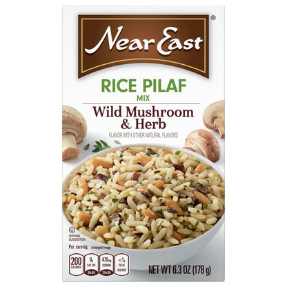 Near East Rice Pilaf Mix Wild Mushroom & Herb 6.3 Oz