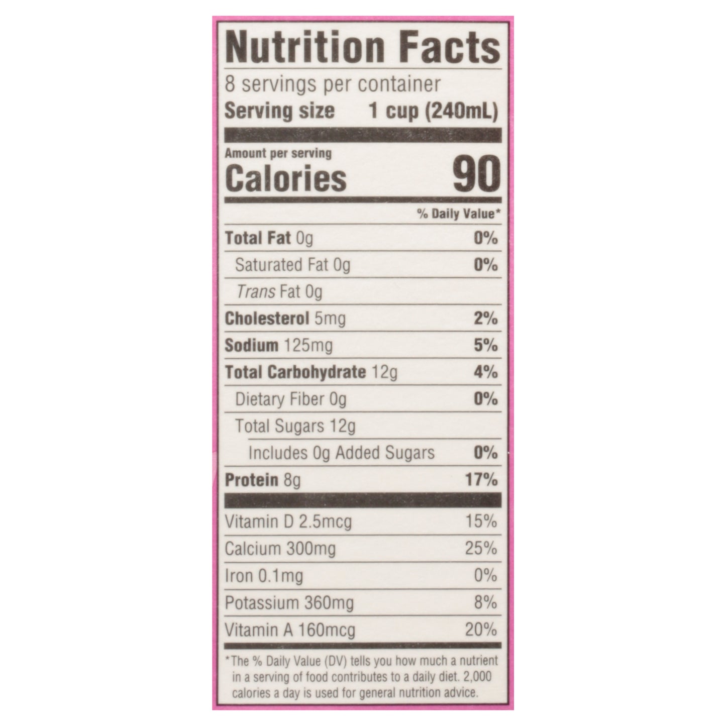 Wild Harvest Fat Free Organic Milk 0.5 gal