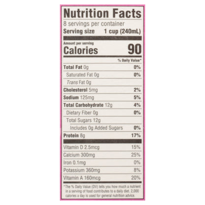 Wild Harvest Fat Free Organic Milk 0.5 gal