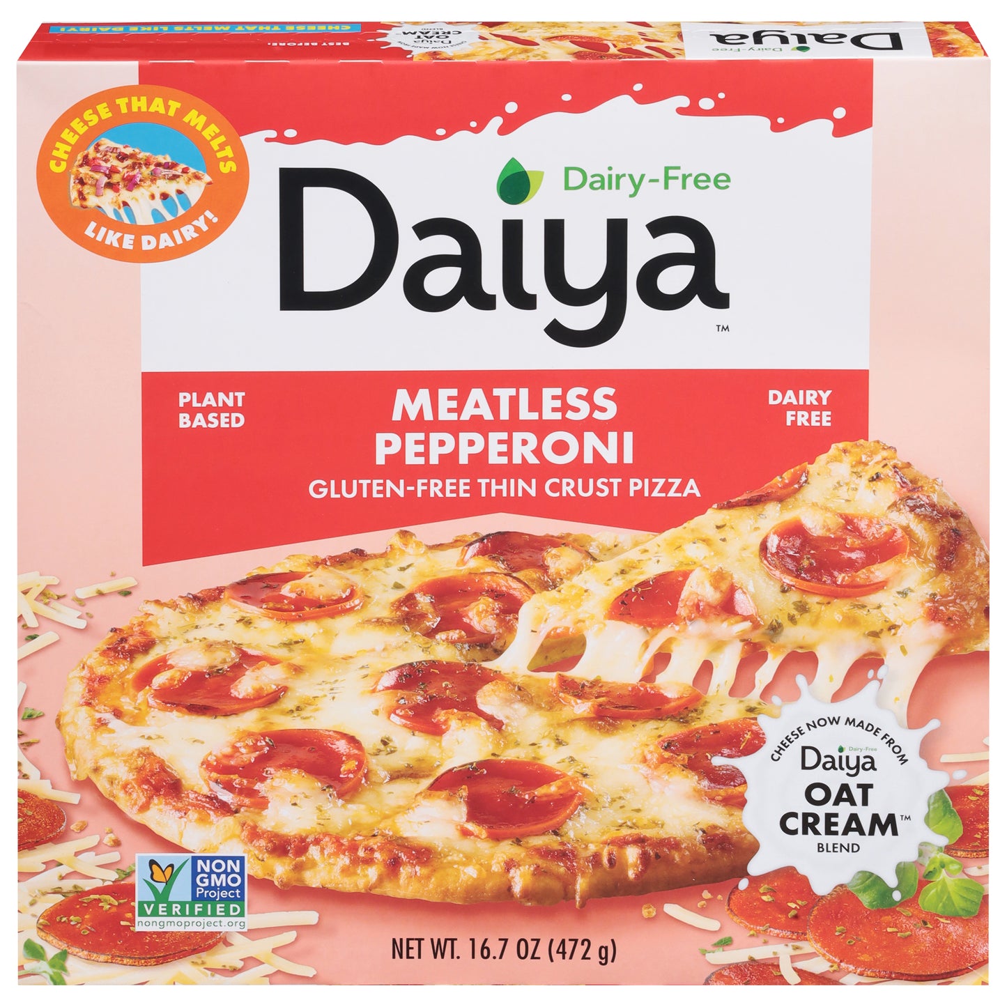 Daiya Gluten-Free Thin Crust Meatless Pepperoni Pizza 16.7 oz