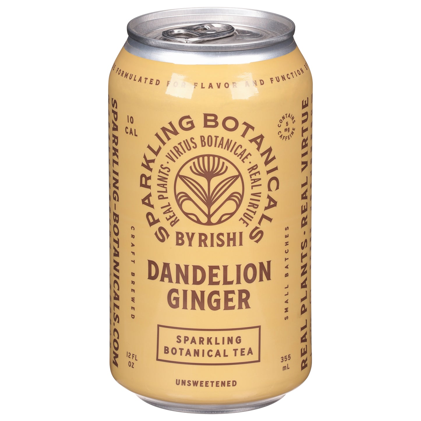 Sparkling Botanicals Unsweetened Sparkling Dandelion Ginger Botanical Tea 12 fl oz