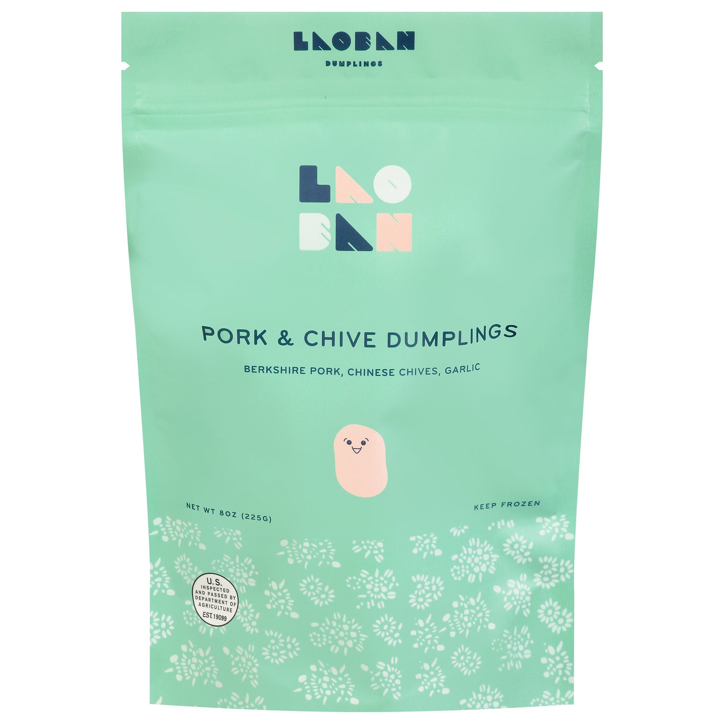 Laoban Dumplings Pork & Chive Dumplings 8 oz