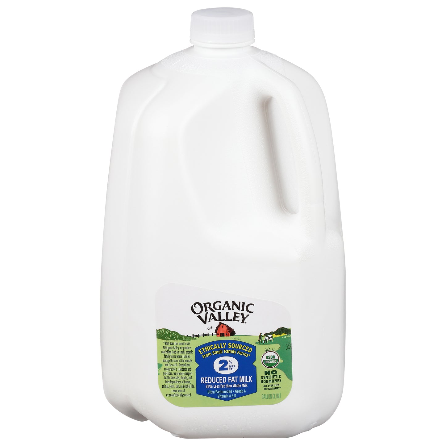 Organic Valley 2% Milkfat Reduced Fat Milk 1 gal