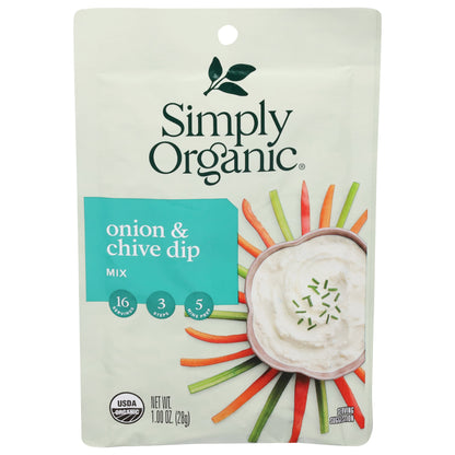Simply Organic Onion & Chive Dip Mix 1.00 oz