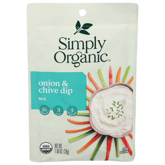 Simply Organic Onion & Chive Dip Mix 1.00 oz