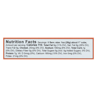 Wood River Creamery Northwoods Cheddar Cheese 8 oz