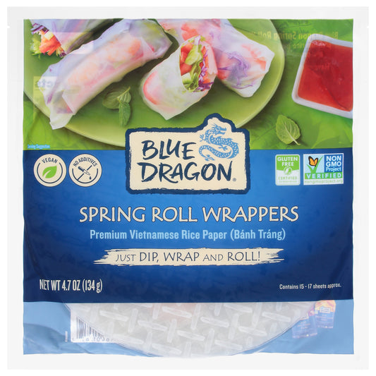 Blue Dragon Spring Roll Wrappers 4.7 oz