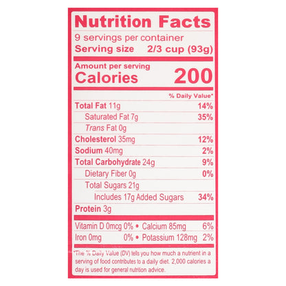 Alden's Organic Strawberry Ice Cream 1.5 qt