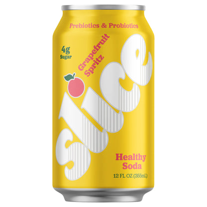 Slice Grapefruit Spritz Healthy Soda, 12 fl oz Can