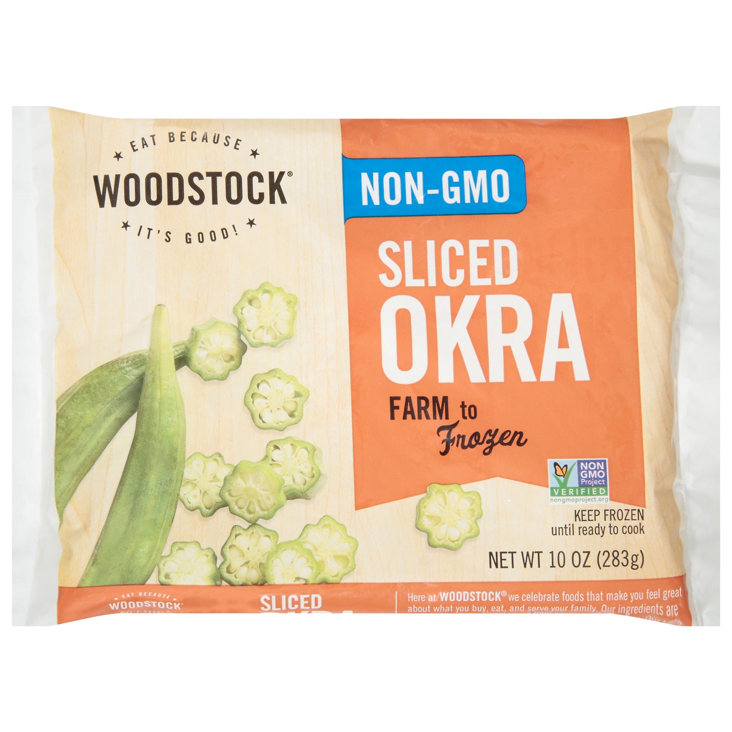 Woodstock Sliced Okra 10 oz