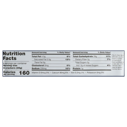 Schar Gluten-Free Table Crackers 6 - 1.2 oz Packages