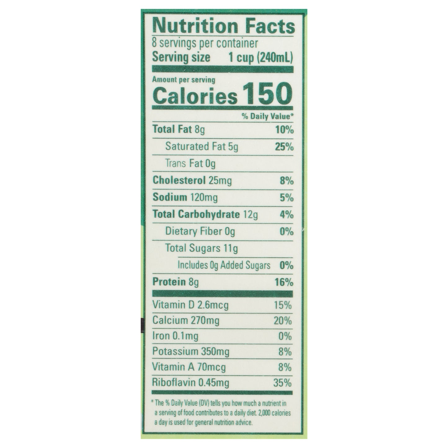 Organic Valley Lactose Free Whole Milk 0.5 gal