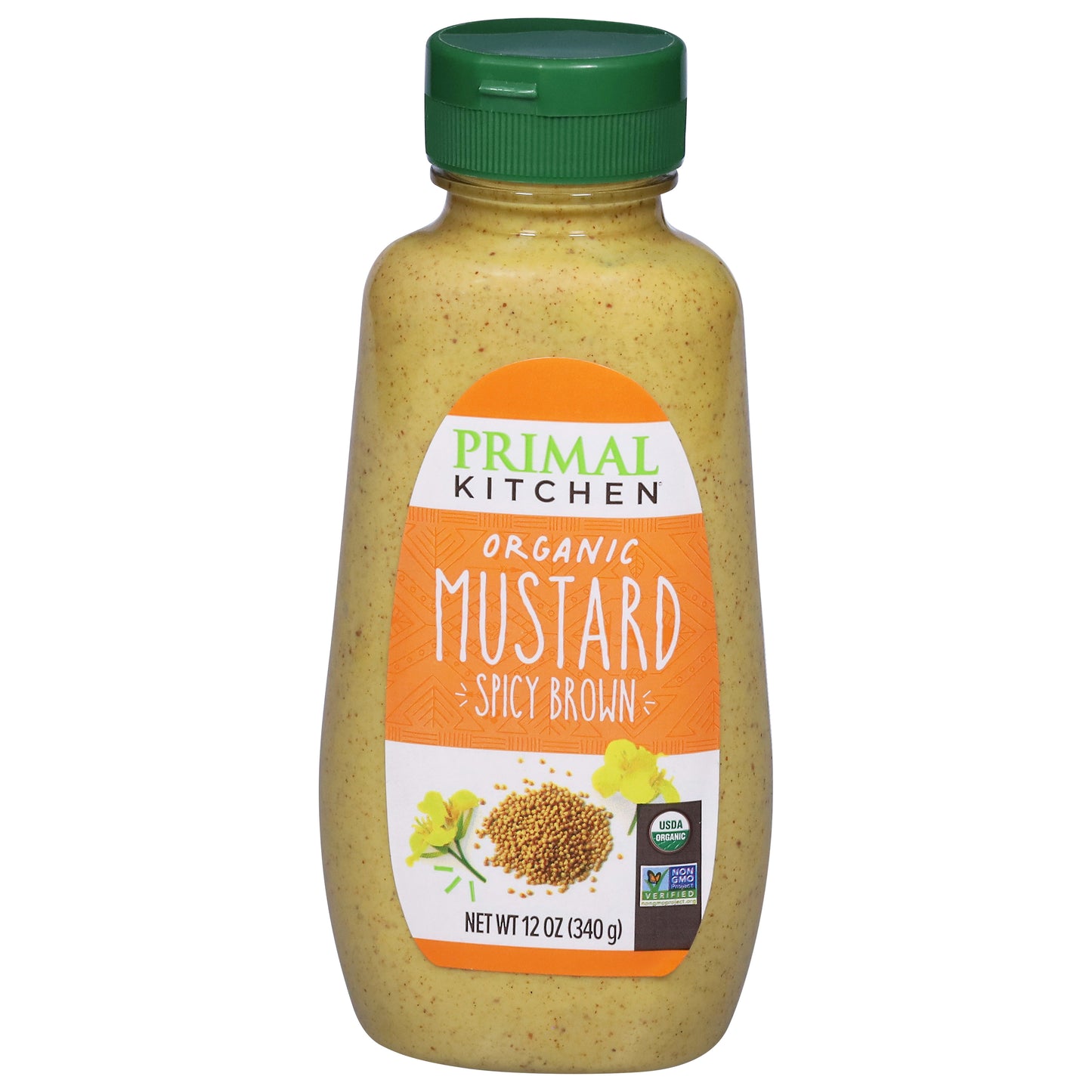 Primal Kitchen Organic Spicy Brown Mustard 12 oz