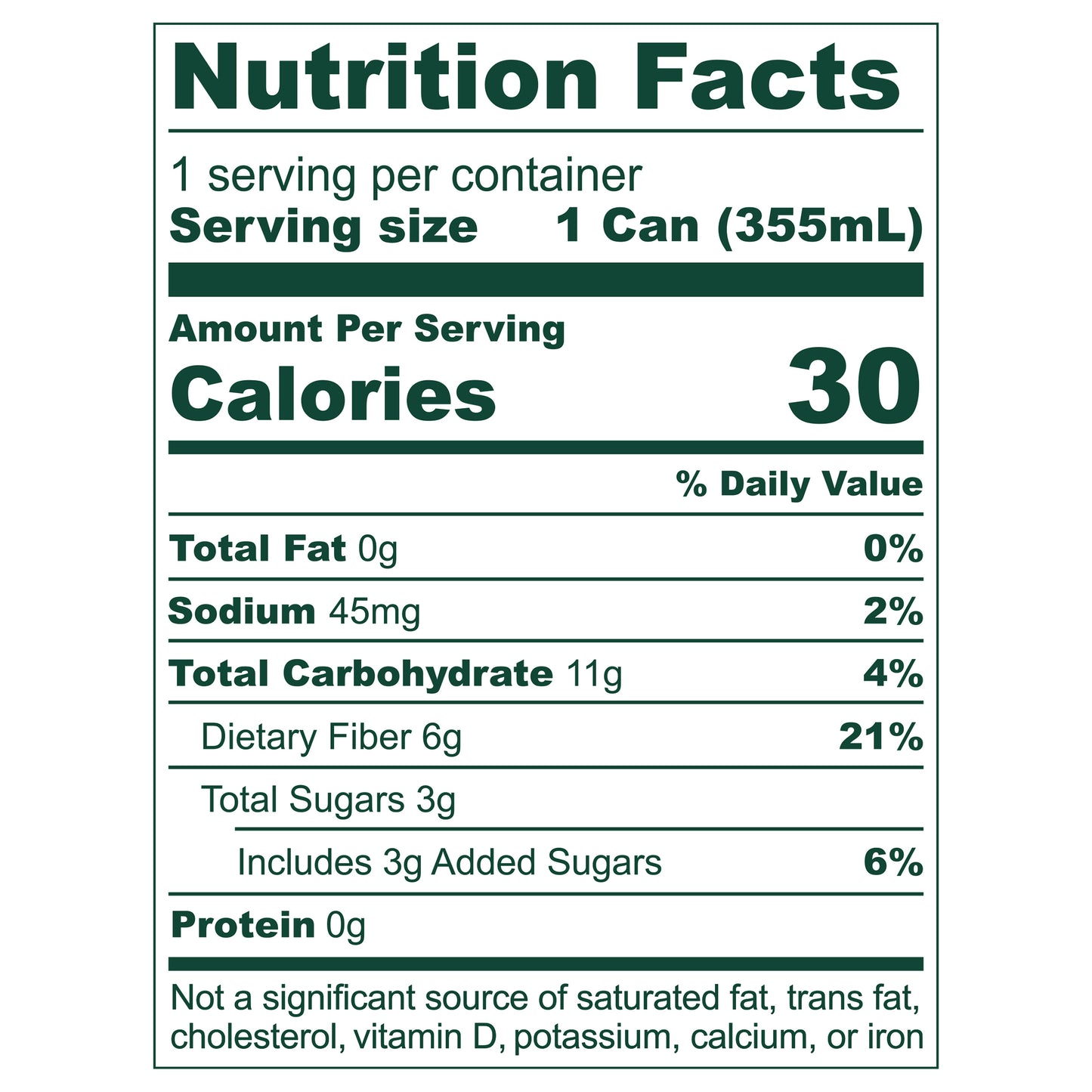 Halfday Green Tea with Honey & Ginseng, 12oz Single Can