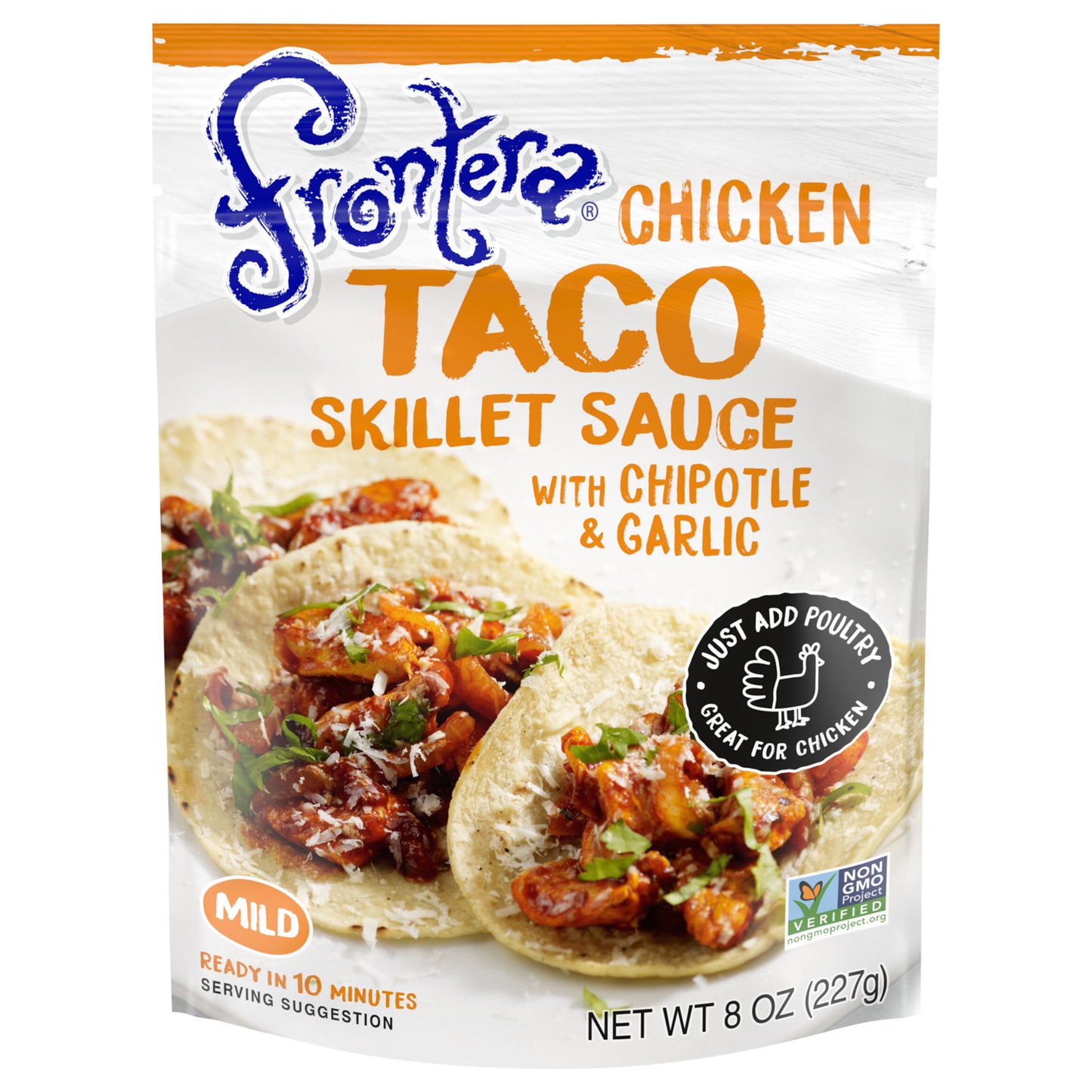 Frontera Mild Chicken Taco Skillet Sauce with Chipotle and Garlic, 8 oz